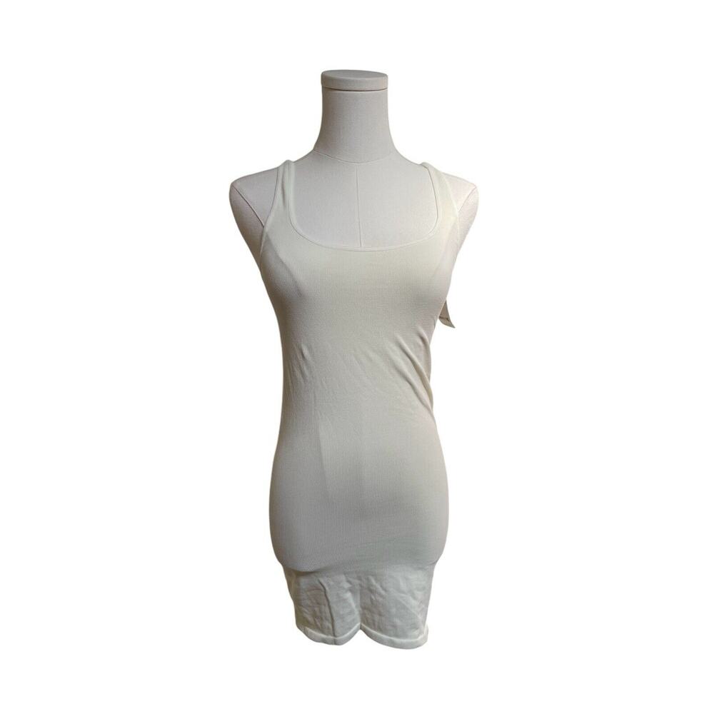 Free People Everyday Scooped Slip Dress Y-Back Tank‎ In Ivory Size M/L NWT